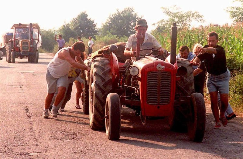 Potiskivanje Srba ka Drini
